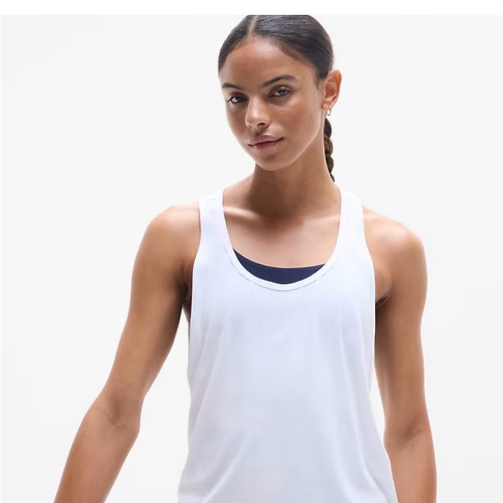 NWT ATHLETA with ease sport racerback Tank L